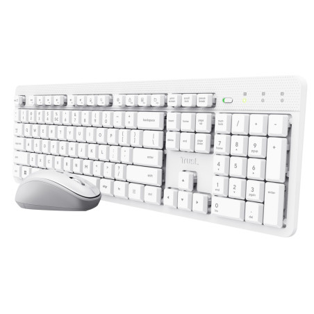Trust Ody II Wireless US - set (keyboard + mouse), white