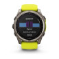 Garmin fenix 8 3.56 cm (1.4") 51 mm Digital 280 x 280 pixels Touchscreen Titanium Wi-Fi GPS (satellite)
