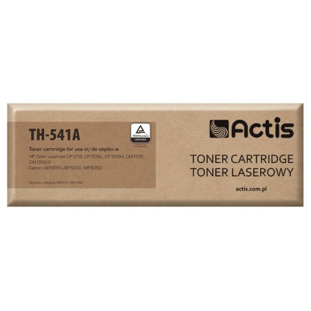 Actis TH-541A Toner (replacement for HP 125A CB541A, Canon CRG-716C Standard 1500 pages cyan)