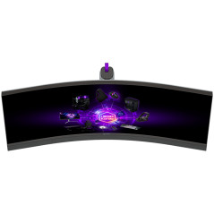 LORGAR 34MP1, UWQHD MiniLED Gaming Monitor Pro, 34'' (3440*1440) VA curved monitor, black/milky grey