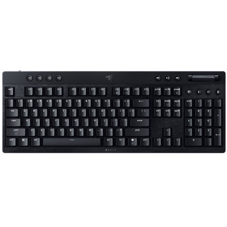 Razer | BlackWidow V4 Low-profile HyperSpeed | Gaming Keyboard | Wireless | US | Yellow Linear