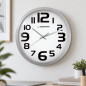 Esperanza EHC013W Wall Clock - Zurich - Black Quartz clock Oval Black, White