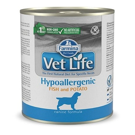 FARMINA Vet Life Canine Hypoallergenic Fish&Potato wet food for adult dogs 300 g