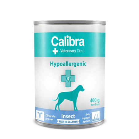 CALIBRA VD Dog Hypoallergenic Insect&Salmon - wet dog food - 400g