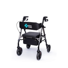 REHAFUND Marsylia Four-Wheel Walker RF-617/G, Graphite