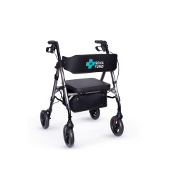 REHAFUND Marsylia Four-Wheel Walker RF-617/G, Graphite