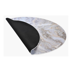 Arozzi Zona Round Floor Pad | White Marble