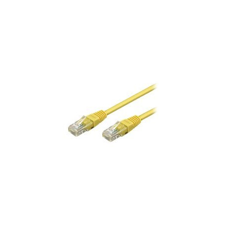 Goobay CAT 6, U/UTP | Patch cord | Yellow