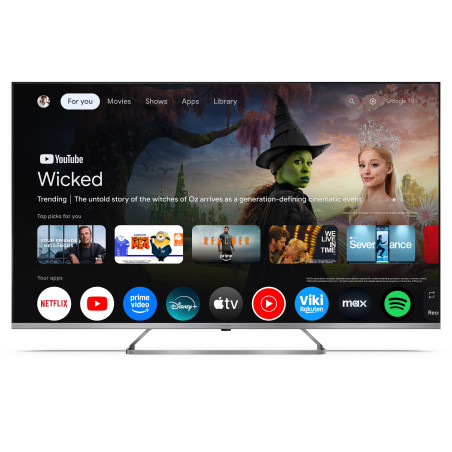 Sharp 4K Ultra HD QLED MiniLED TV | 55JP7265E | 55 | Google TV | UHD