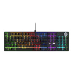 MSI FORGE GK320 RED US | Gaming keyboard | Wired | US | Mechanical RED Switches