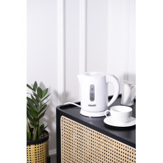 Mesko | Kettle | MS 1376 | Electric | 850 W | 0.8 L | Plastic | 360 rotational base | White
