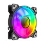 Gamemax Case Fan | DUAL RING INFINITY BK | Black