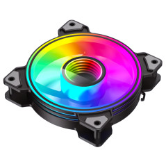 Gamemax Case Fan | DUAL RING INFINITY BK | Black
