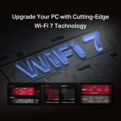 Mercusys BE9300 WiFi 7 Bluetooth 5.4 PCIe Adapter | MA47BE