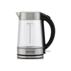 Gorenje Kettle | K17GDWII | 2200 W | Electric | 1.7 L | 360 rotational base | Stainless steel/Glass | Stainless steel/Transparen