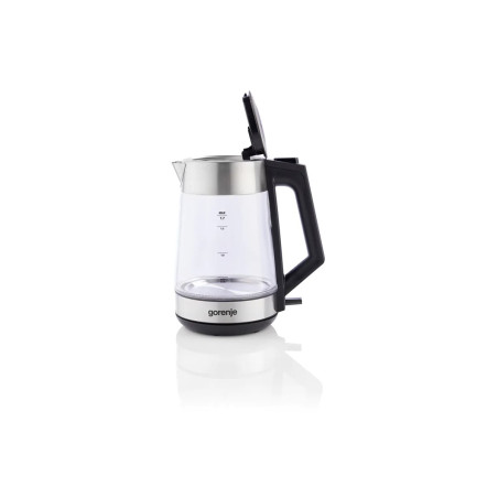 Gorenje | K17OGS | Kettle | Electric | 1.7 L | 2200 W | 360 rotational base | Stainless steel/Glass | Stainless steel