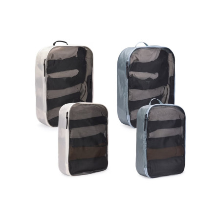 Thule | Packing Cube, 2x Large, 2x Medium | Packing Cube | Pond Gray/White