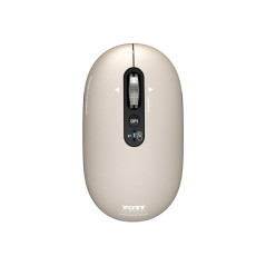 PORT CONNECT Mouse | PURE MAC | Wireless | Bluetooth | Beige Perle