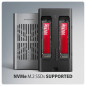 AXAGON USB-C 20Gbps Dual M.2 NVMe SSD CLONE MASTER Enclosure | EEM2-20GD