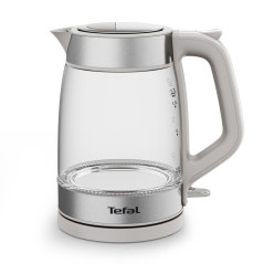 TEFAL Kettle | KI605B30 | 2200 W | Electric | 1.7 L | Glass | 360 rotational base | Grey