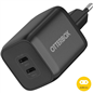 OTTERBOX STANDARD EU WALL CHARGER 65W - 1X USB-C 45W + 1X USB-C 20W USB-PD