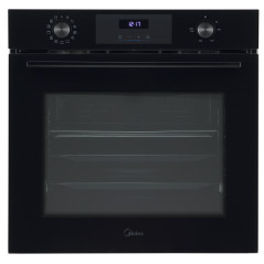 Midea MBO7NM30D0-BK Oven, Built-in, Electric, Width 60 cm, Touch Display, Black