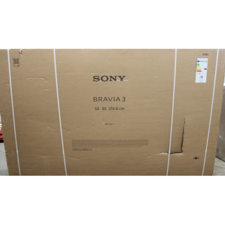 SALE OUT. Sony K85S35BP Bravia 3 85" (215cm) 4K Ultra HD Smart Google D-LED TV | SALE OUT. | Sony | TV | K85S35BP Bravia 3 | 85 
