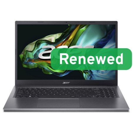 Acer Renewed Grade A | Aspire A515-48M-R6L6 | 15.6 " | 7330U | 8 GB | SSD | 256 GB | AMD Radeon Graphics | Windows 11 Home | Key