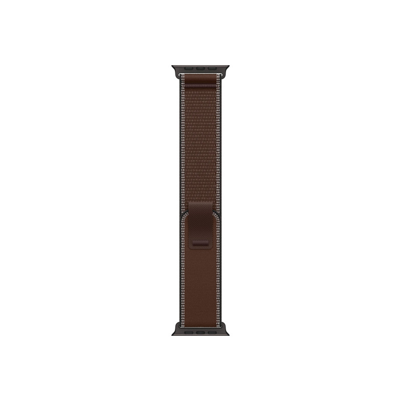 APPLE 49mm Dark Umber Trail Loop - S/M - Black Titanium Finish | Apple
