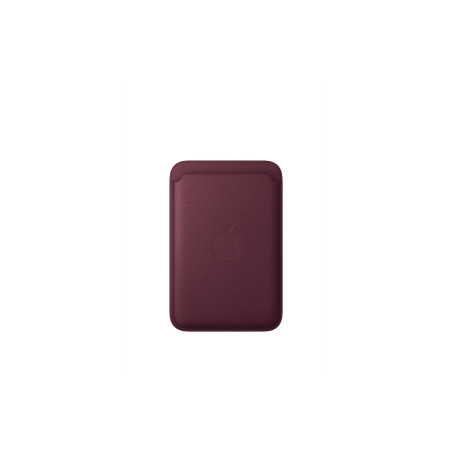 APPLE iPhone FineWoven Wallet with MagSafe - Burgundy | Apple
