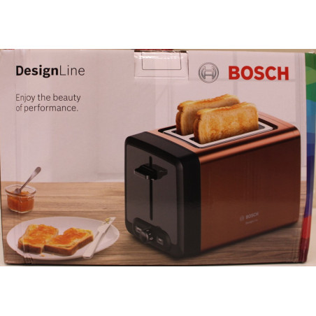 SALE OUT. Bosch TAT4P429 DesignLine Toaster, 970 W, 2 slots, Copper | SALE OUT. | Bosch DesignLine Toaster | TAT4P429 | Power 97