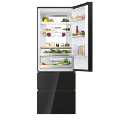 Multidoor refrigerator Haier HTW7720DNGB (black)