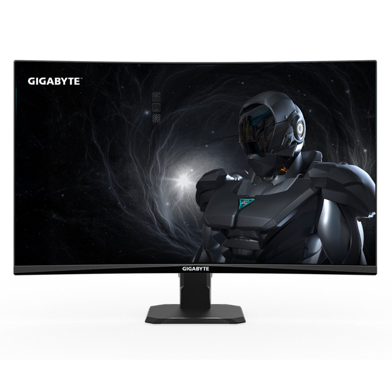 GIGABYTE GS27FC2 27" FHD Curved Gaming Monitor - 1920 x 1080, 240Hz, 1, 350 cd/m , HDR Ready, HDMI 2.0, Displayport 1.4