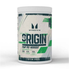 Myprotein Origin Pre-Workout Stim Free 600g skonis - Rūgščių obuolių