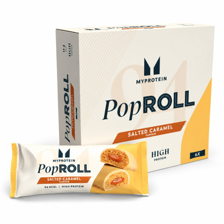 Myprotein Pop Roll 12 x 27g skonis - Šokolado su karamele