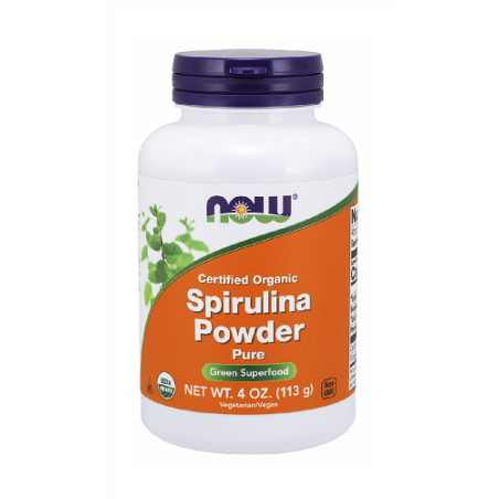 NOW Organic Spirulina Powder 113g (4 OZ)
