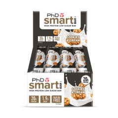PhD Smart Bar Batonėlis 12 x 64g skonis - Sausainių su kremu