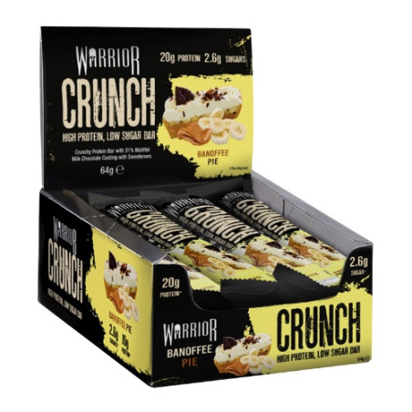 Warrior Crunch Batonėliai 12 x 64g skonis - Šokoladinio pyrago