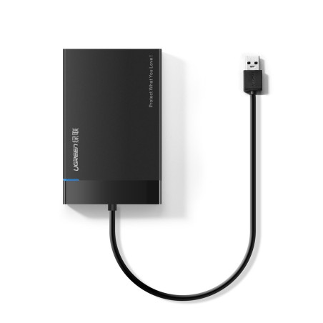 Ugreen 30847 storage drive enclosure HDD/SSD enclosure Black 2.5"