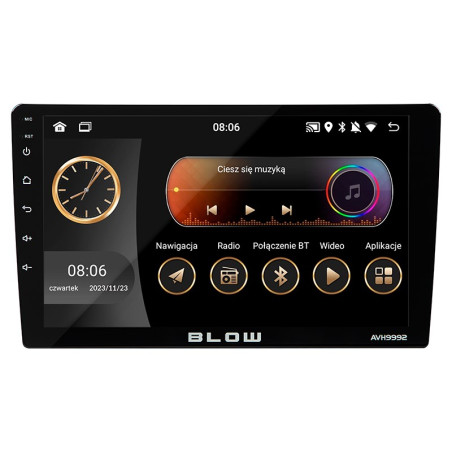 Radio BLOW AVH-9992 2DIN 9" Android/WiFi/GPS/CARPLAY