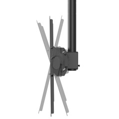 Neomounts CL35-440BL16L Monitor/TV Mount Ceiling | Adjustable Height, Rotate, Tilt, Swivel | 37-70 " | Maximum weight (capacity)