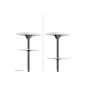 Neomounts CL35-440BL16XL Monitor/TV Mount Ceiling | Adjustable Height, Rotate, Tilt, Swivel | 37-70 " | Maximum weight (capacity