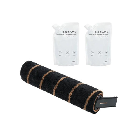 Vacuum Cleaner Accessory|DREAME|Soft Brush Roller*1+ Multi-Surface Floor Cleaner 300ml*2|Model VFBA|For V18S Aqua/Z10S Station/Z