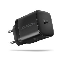 AXAGON Sil wallcharger 1x port USB-C, PD3.0/PPS/QC4+/SFC/AFC/Apple, 30W | ACU-PD30