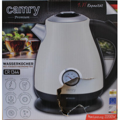 SALE OUT. Camry CR 1344 Electric kettle with a thermometer 1,7L, Cream | SALE OUT. | Camry Kettle with a thermometer | CR 1344 |