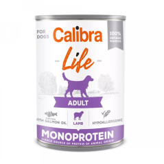 CALIBRA Life Adult Monoprotein Lamb - wet dog food - 400g