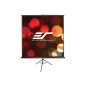 Elite Screens | Tripod Series | T120UWV1 | Diagonal 120 " | 4:3 | Viewable screen width (W) 244 cm | Black