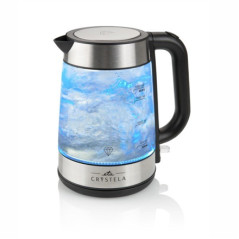 ETA | Kettle | ETA615390000 | Standard | 2200 W | 1.7 L | Glass | 360 rotational base | Black/Stainless Steel