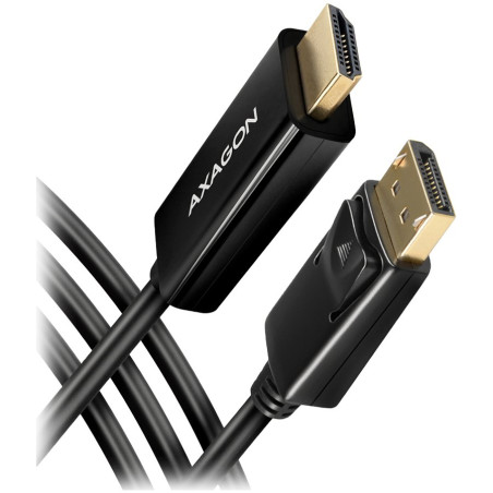 AXAGON RVD-HI14C2 DisplayPort HDMI 1.4 cable 1.8m 4K/30Hz