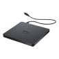 Dell | DW316 | Interface USB 2.0 | External DVD RW ( R DL) / DVD-RAM drive | CD read speed 24 x | CD write speed 24 x | Black